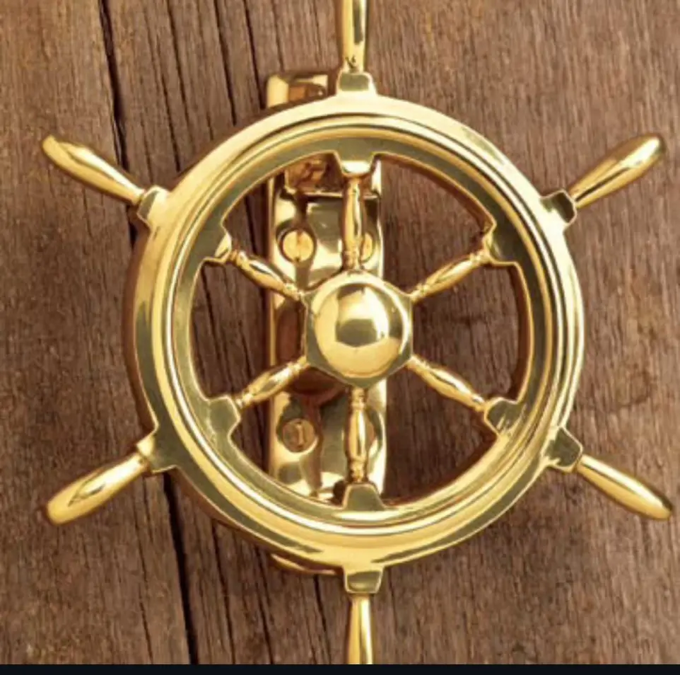 [SB-1015] Ship Wheel Keyring