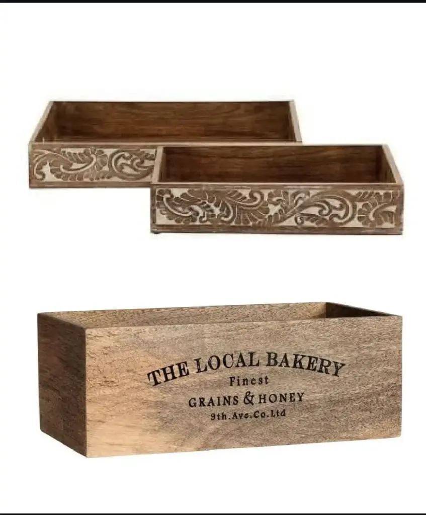 [SB-1121] Wooden Trays