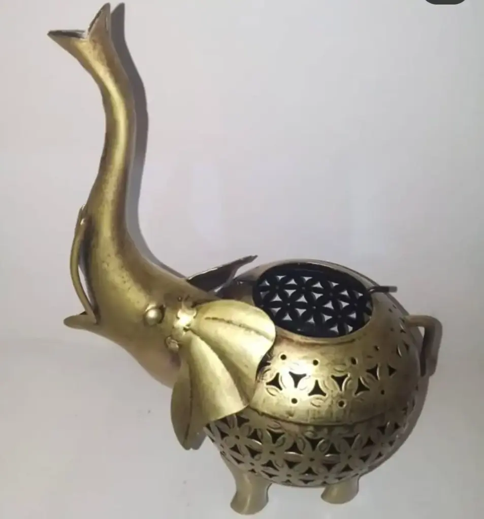 [SB-1140] Copper Elephant Tea Light