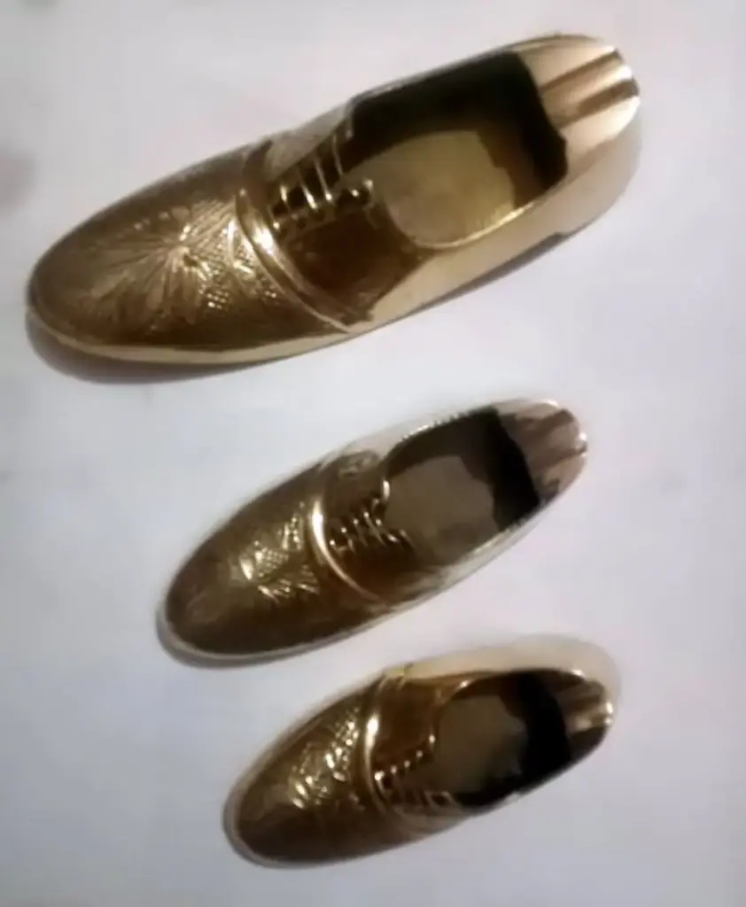 [SB-1150] Brass Shoe Ashtray