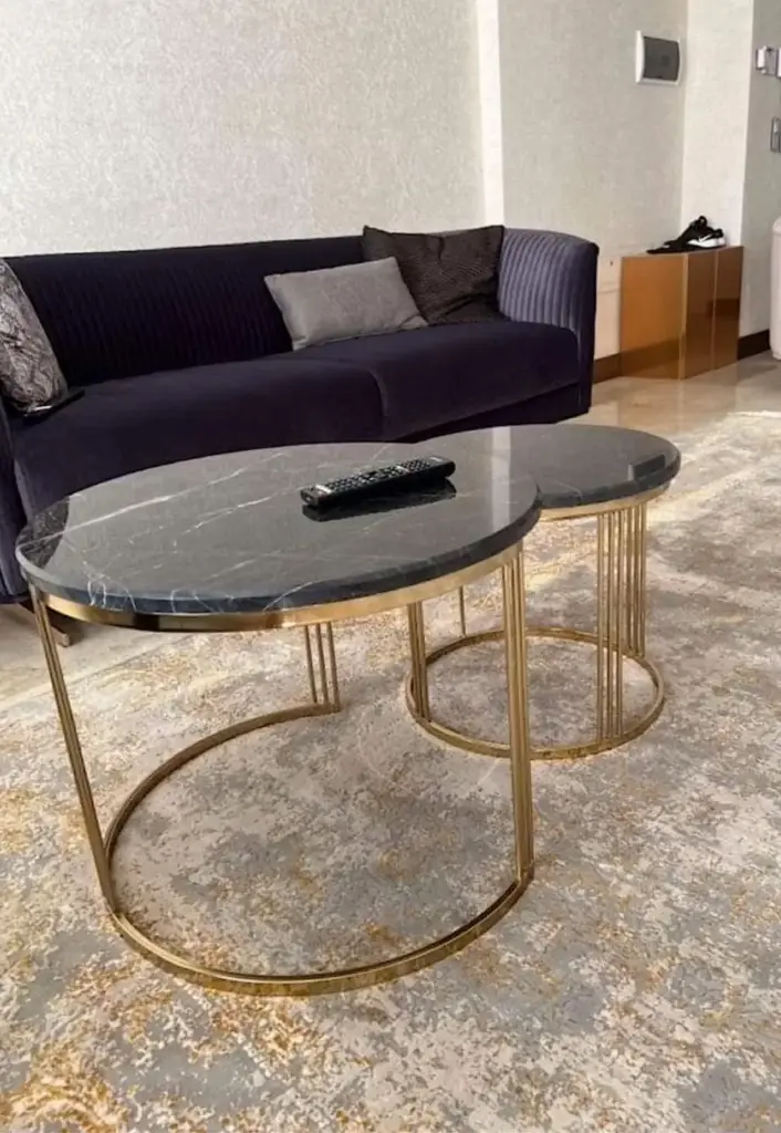 [SB-1157] Nesting Coffee Tables Decor