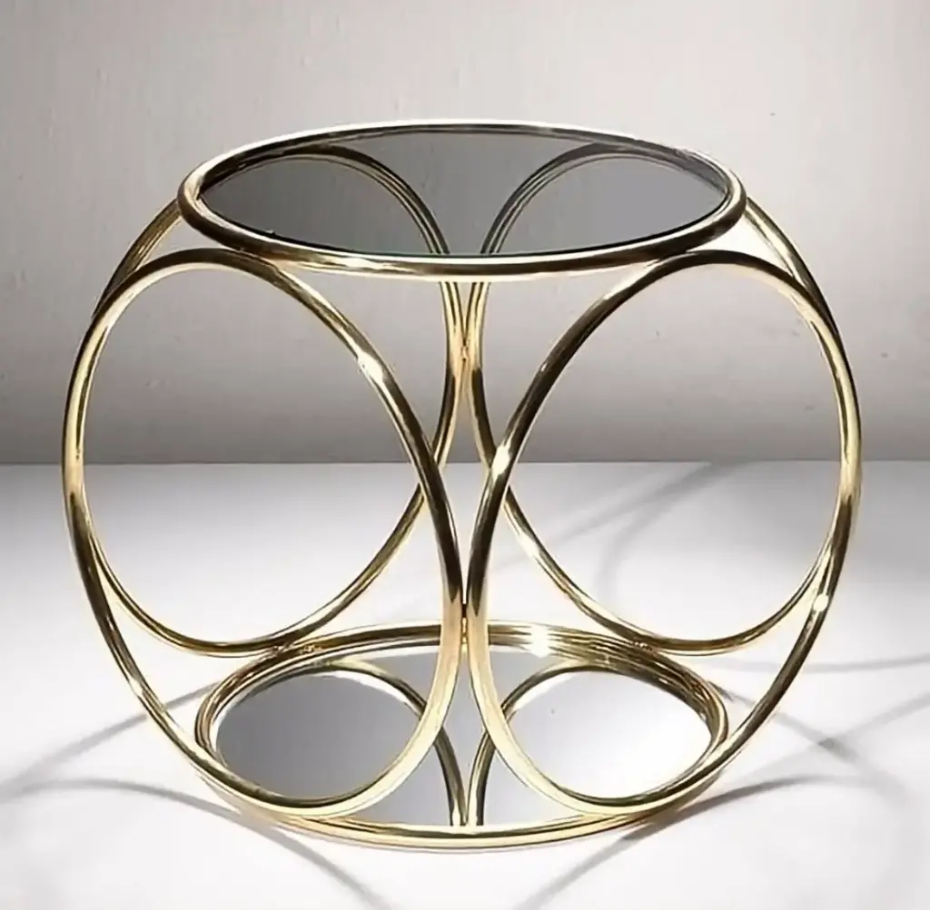 [SB-1193] Stainless Steel Side Table Decor