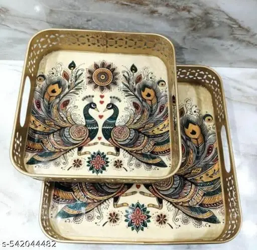 [SB-1205] Pichwai Art Styled Tray Decor