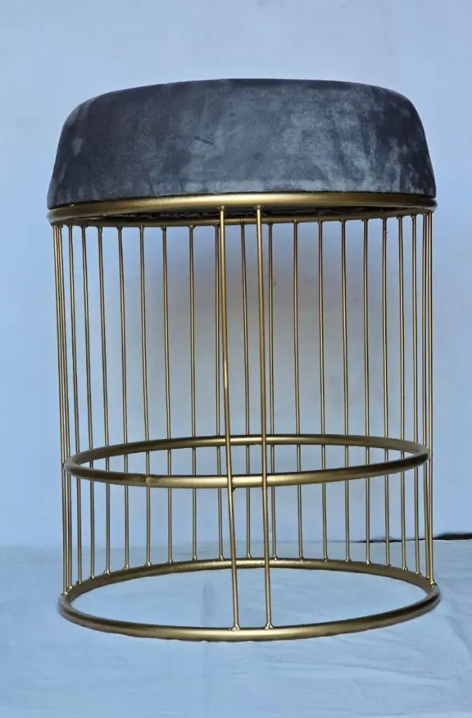 [SB-1207] Round Ottoman Stool Decor