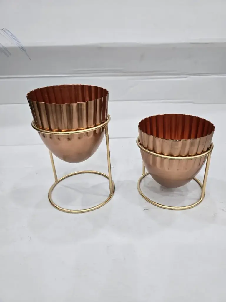 [SB-1210] Copper Planters Decor