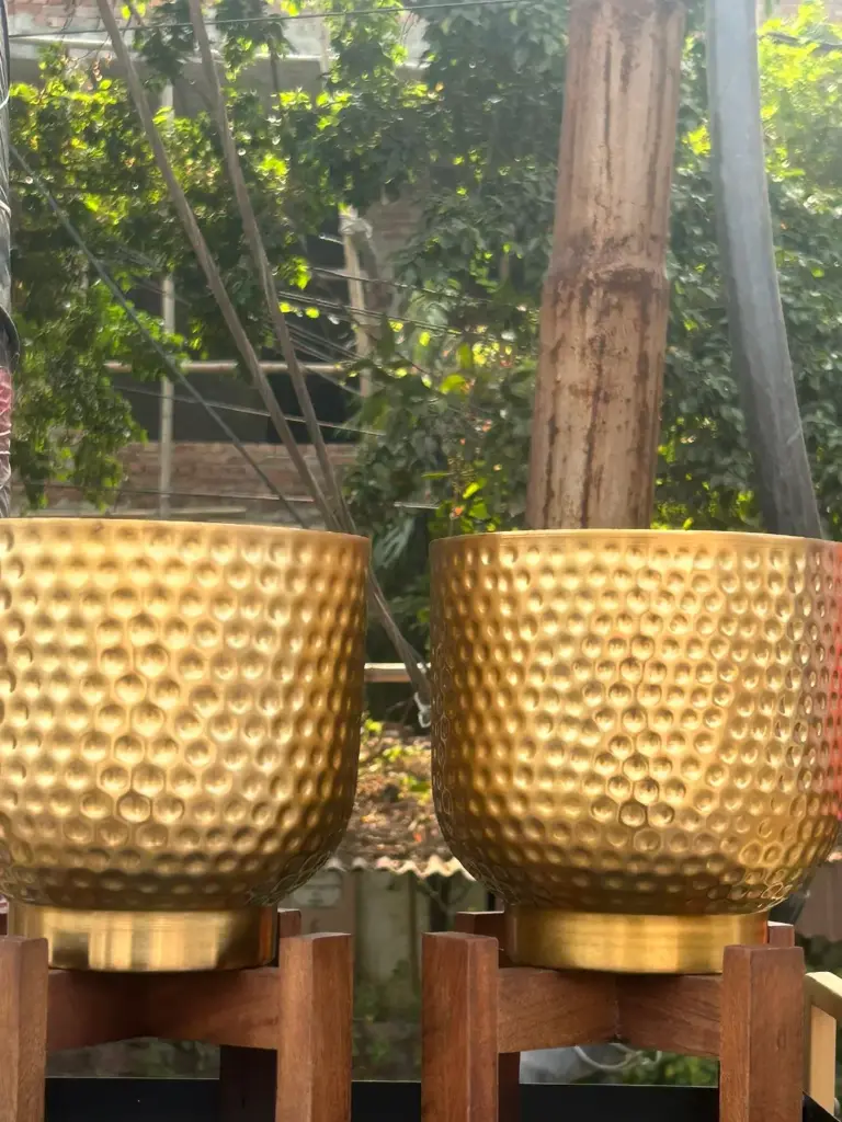 [SB-1230] Brass Planter Decor