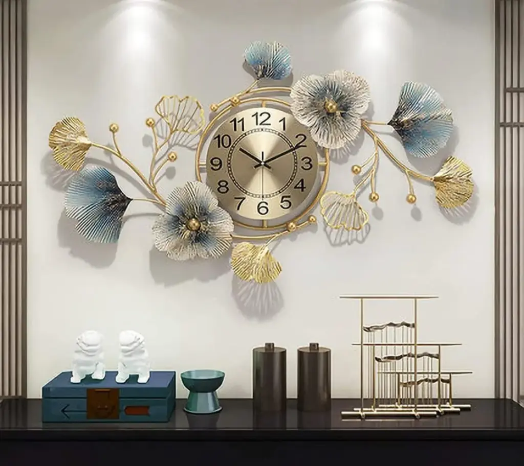 [SB-1233] Metal Wall Clock Decor