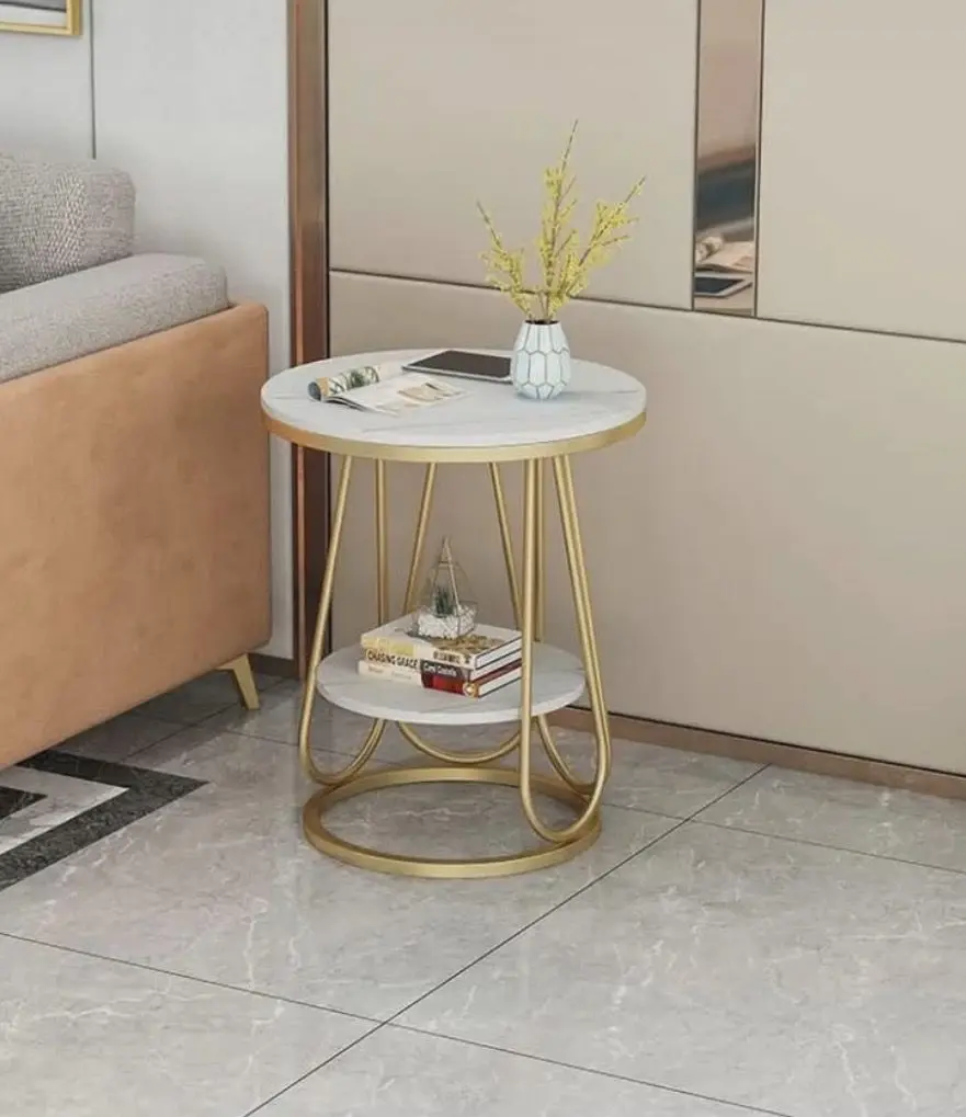 [SB-1243] Round Side Table Decor