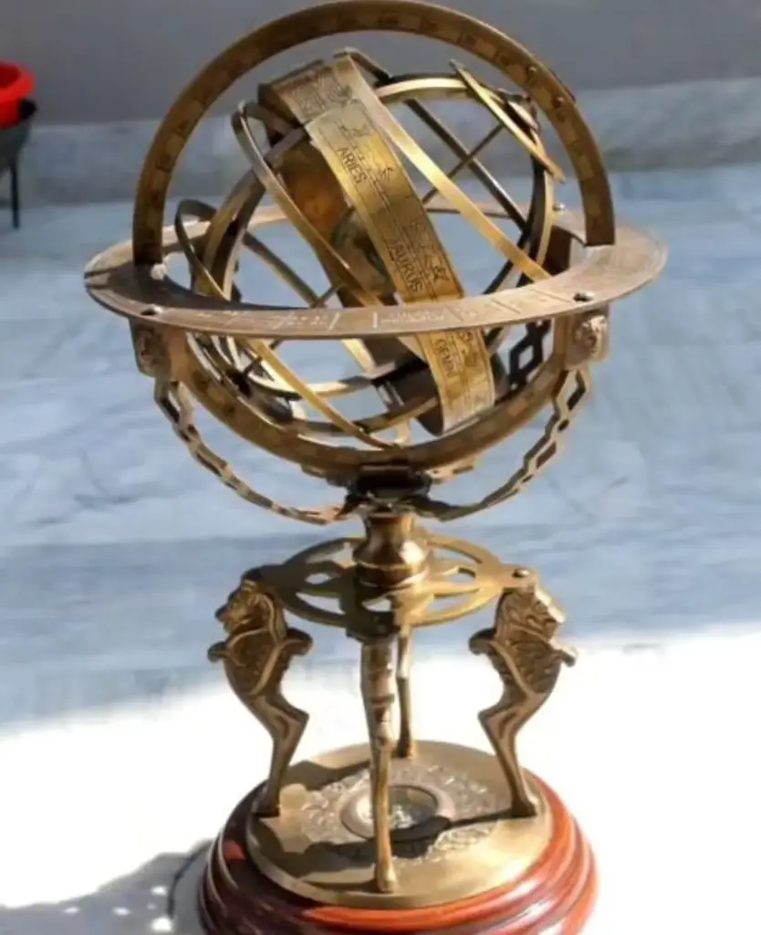[SB-1008] Armillary Sphere Globe