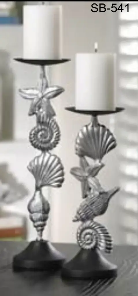 Aluminum Pillar Candle Holders Decor