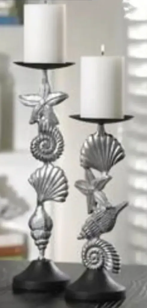 Aluminum Pillar Candle Holders Decor