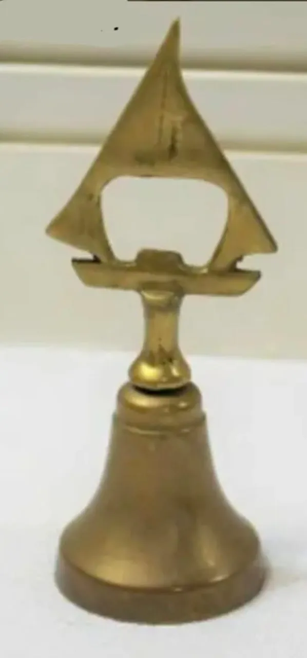 Boat Shaped Brass Bell