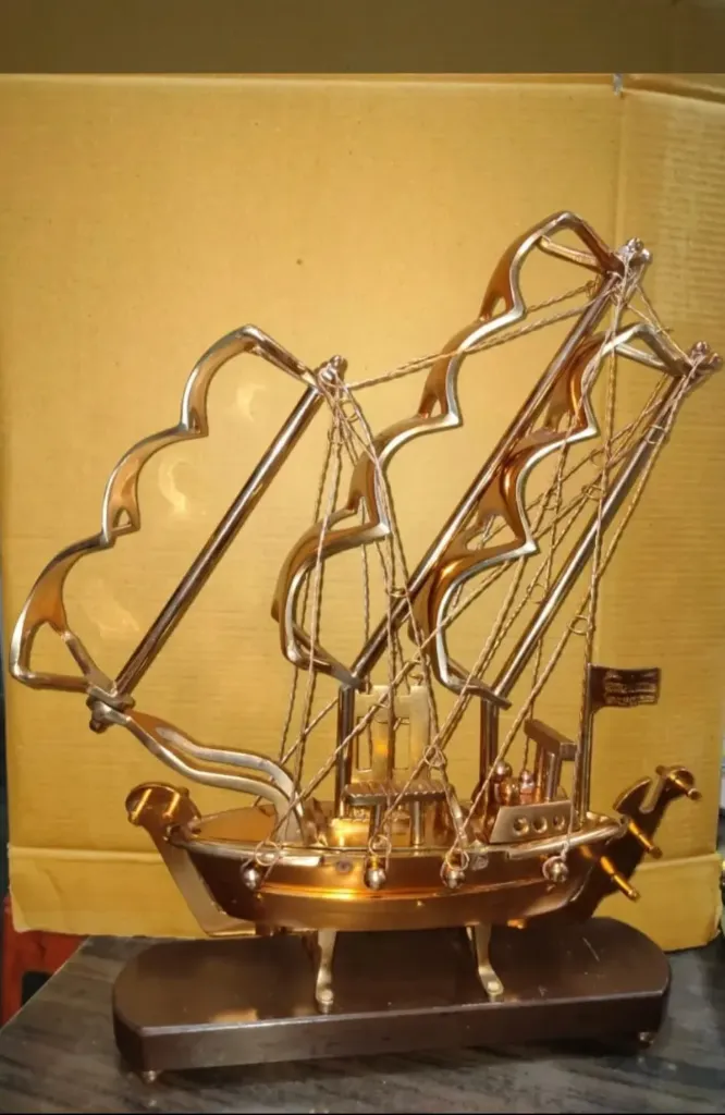 Brass Ship Decor