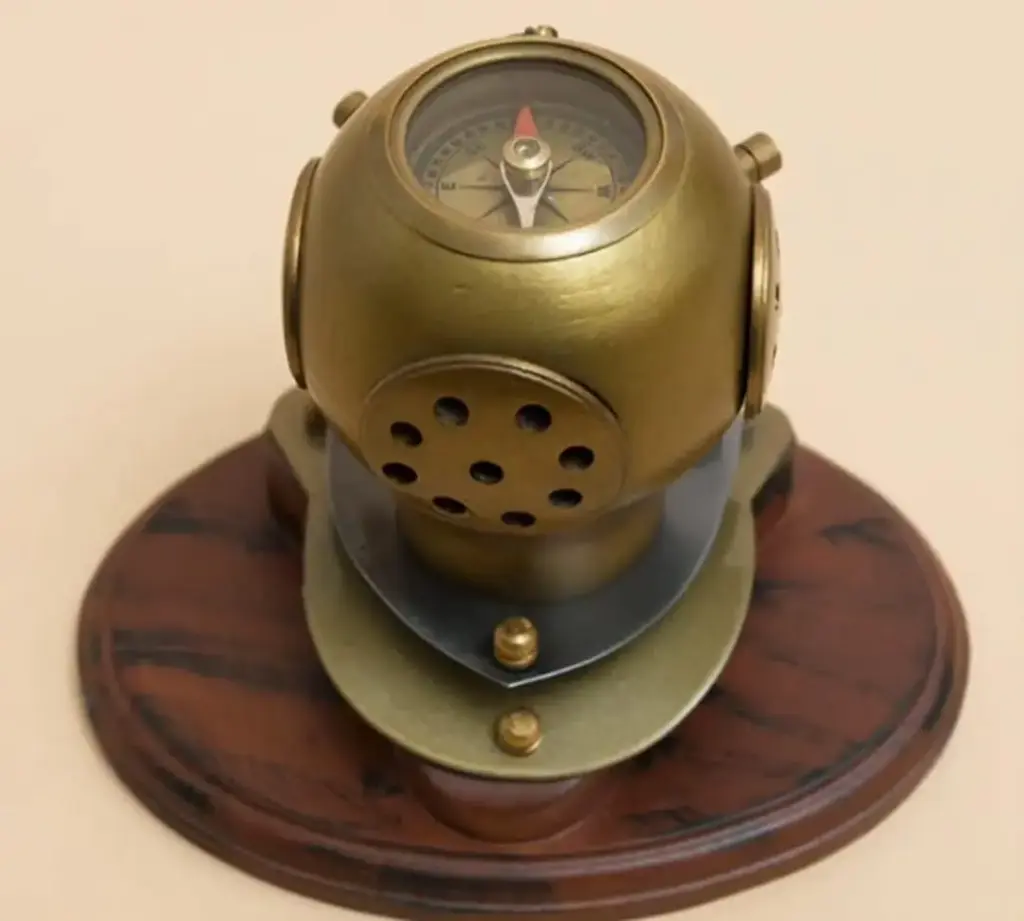 Decorative Helmet Compass