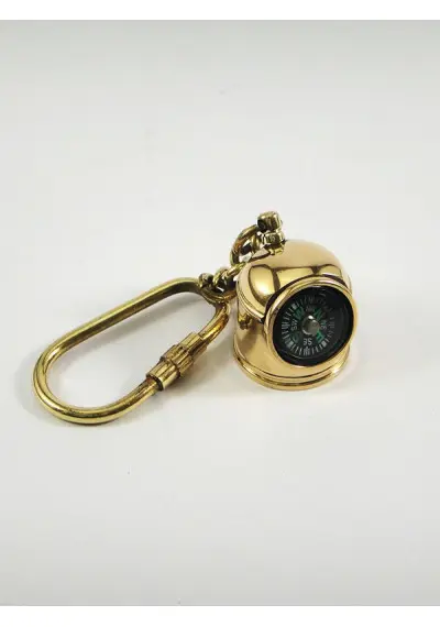 [SB-1439] Diving Helmet Compass Keychain