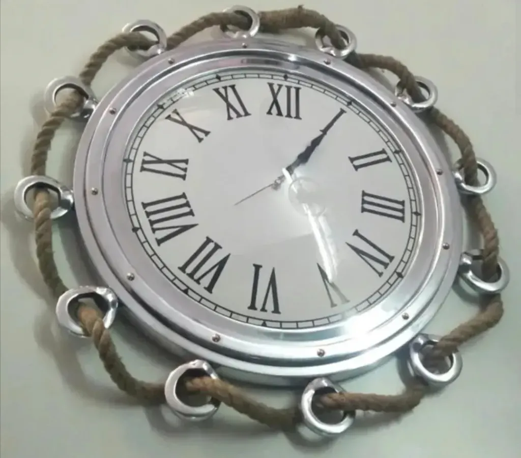 Porthole Clock with Rope