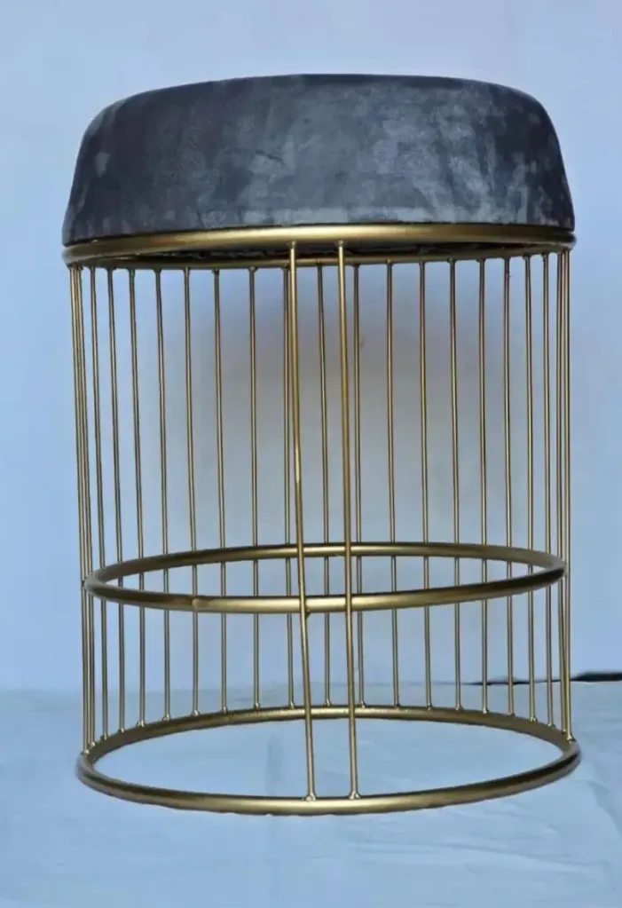 Round Ottoman Stool Decor