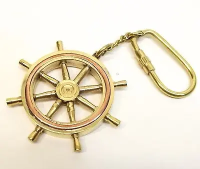 Ship's Wheel Keychain