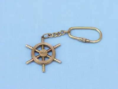 Ship's Wheel Keychain