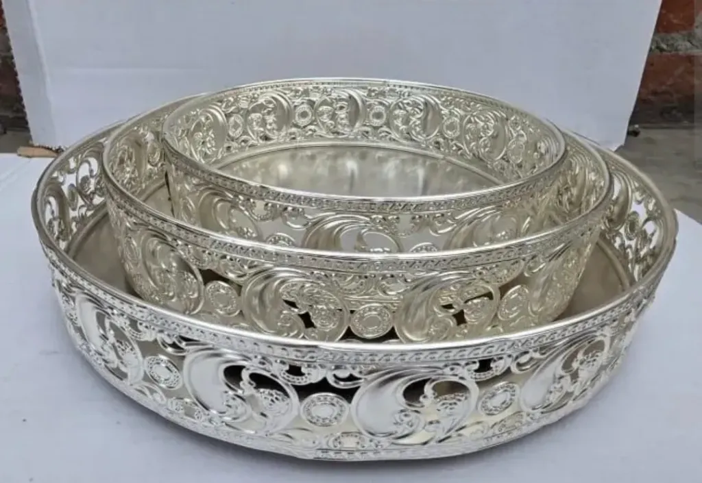 Silver Plated Bowl Decor