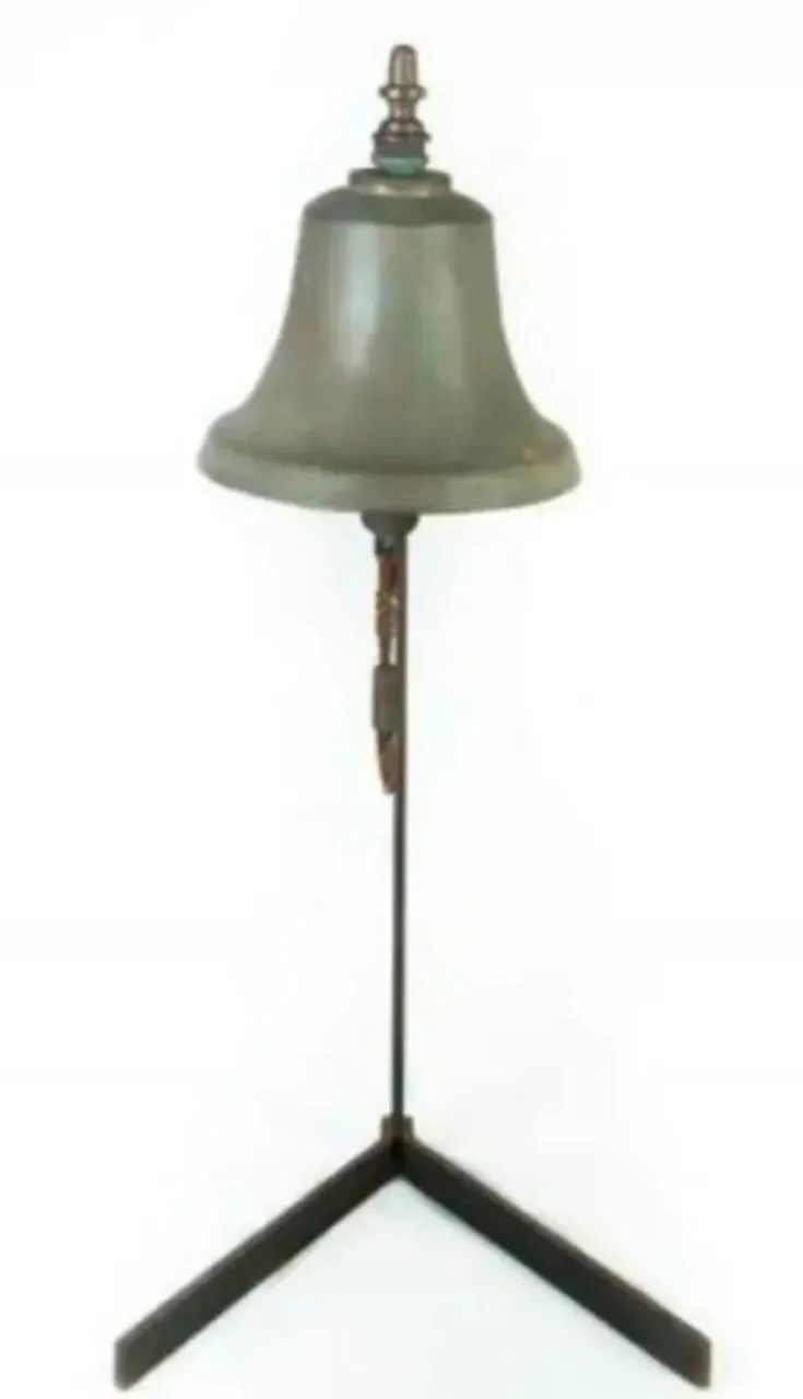 Vintage Brass Bell Decor