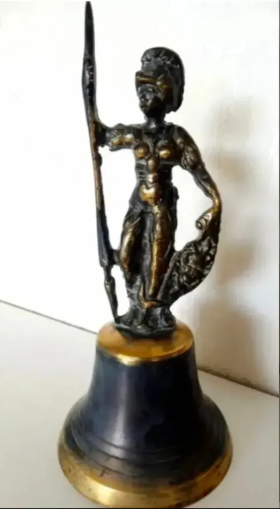 Vintage Brass Bell Decor