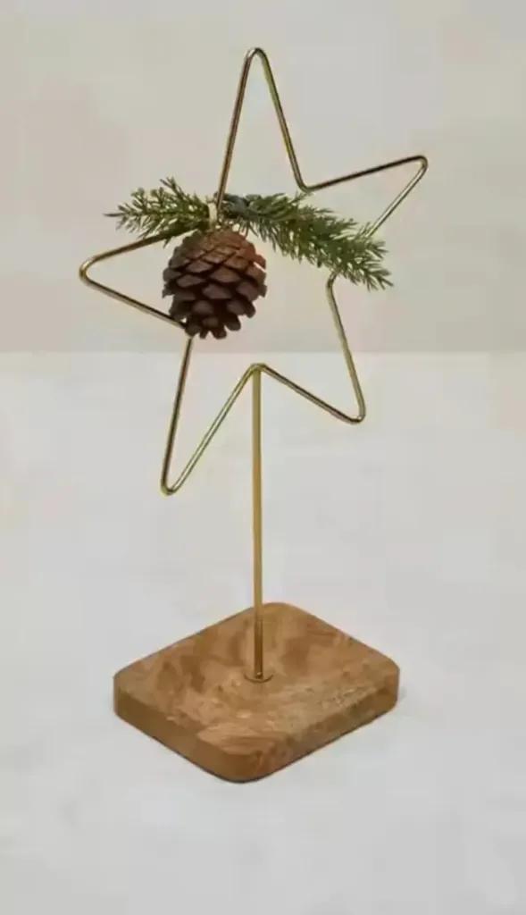 Wire Star Christmas Decor