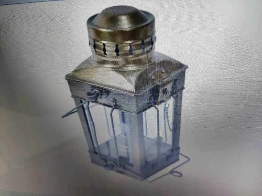 [SB-1425] Brass Maritime Oil Lamp