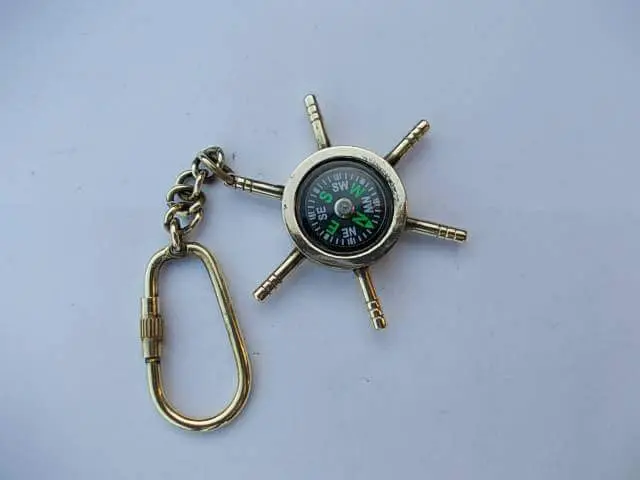[SB-1440] Compass Keychain