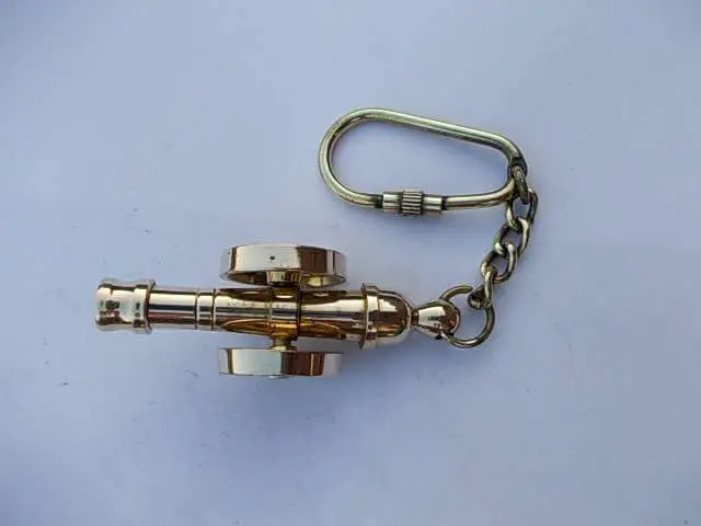 [SB-1452] Cannon Brass Keychain