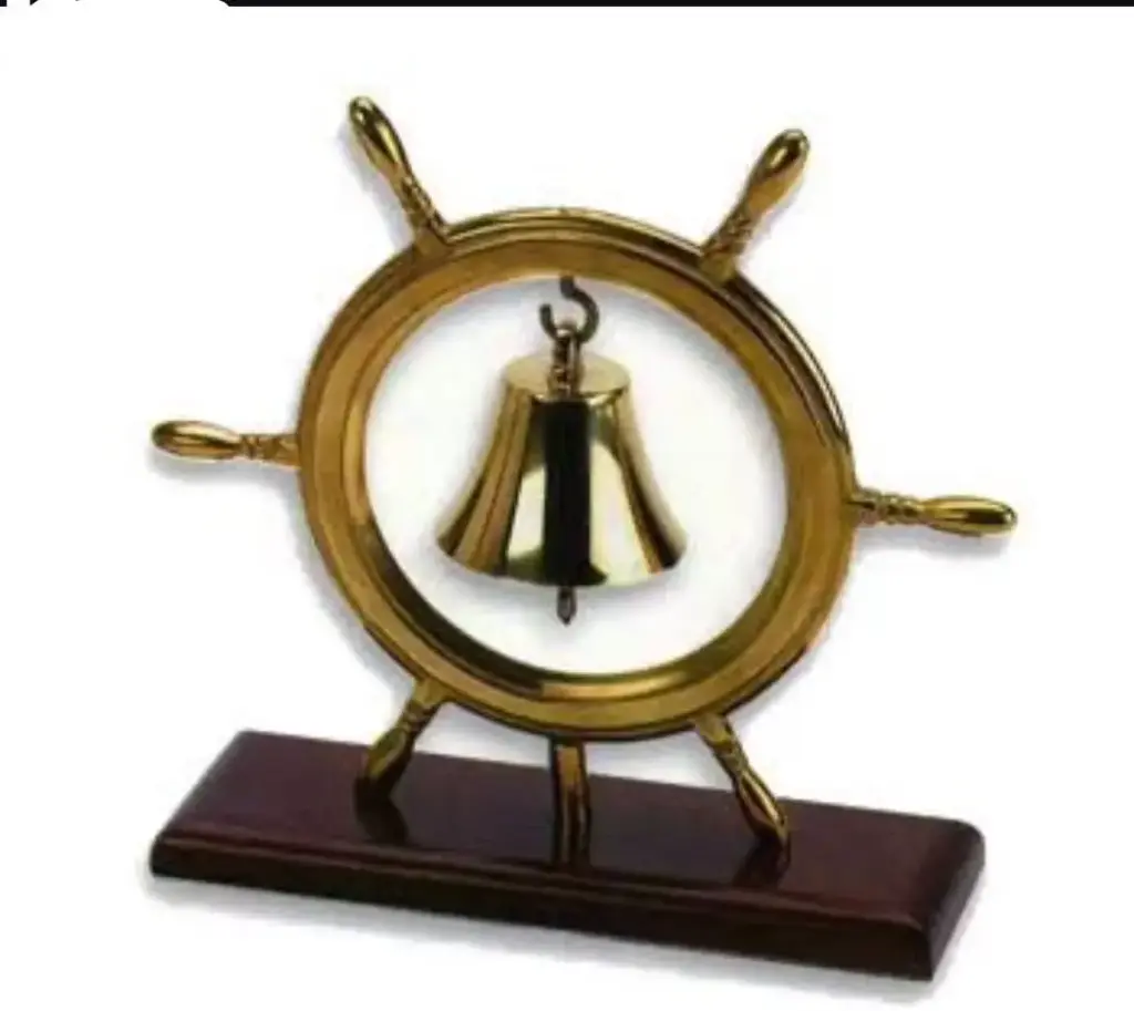 [SB-1020] Brass Wheel Bell